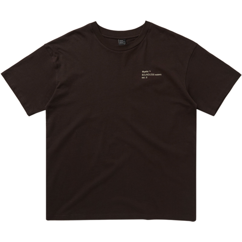 2026 Mystic Mens Heartsease Short Sleeve Tee 35105.260340 - Black